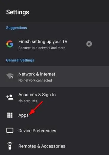 aplicativos de TV Android