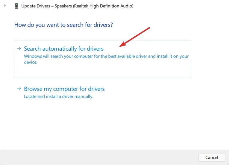 driver de áudio automático download do driver de áudio do Windows 11