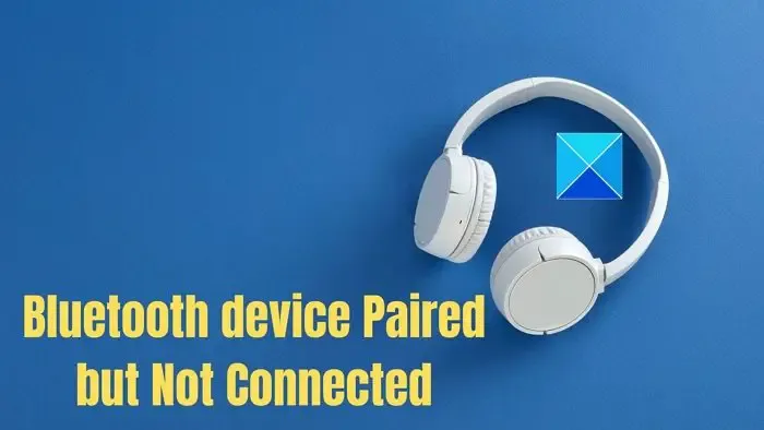 Dispositivo Bluetooth accoppiato ma non connesso