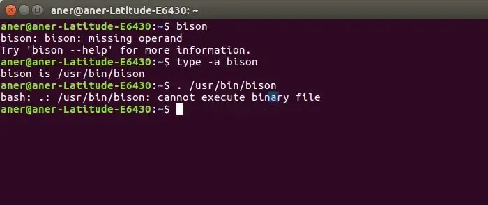Impossible d'exécuter le fichier binaire Erreur de format d'exécution