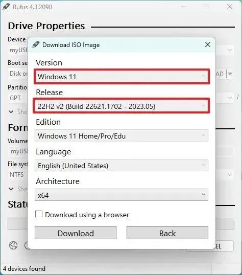 Rufus-Windows 11 downloaden