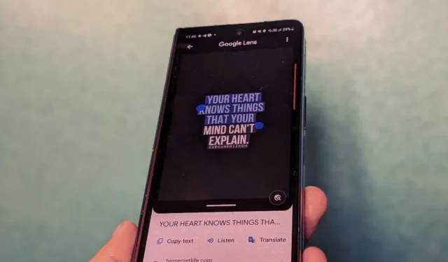 So extrahieren Sie mit Google Text aus Bildern auf Android
