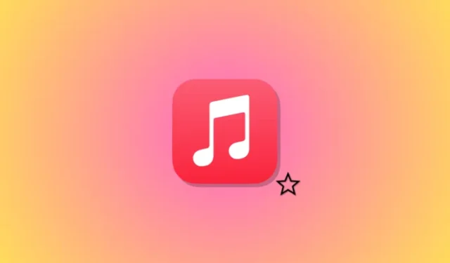Hoe je iets in Apple Music een ster kunt geven