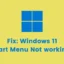 Come risolvere il problema “Il menu Start di Windows 11 non funziona” – 11 modi