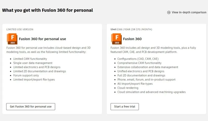 Fusion 360 cloudversie webbrowser