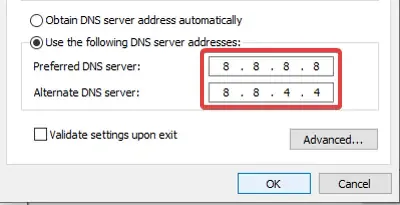 Cómo configurar el DNS público de Google