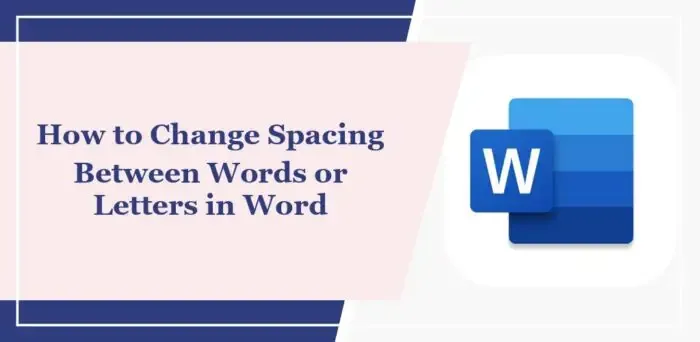 単語間または単語内の文字間のスペースを変更する方法