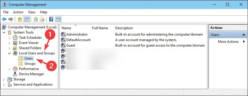 本機使用者和群組重新命名使用者資料夾 Windows 10