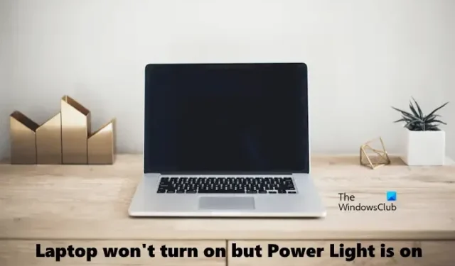 Laptop lässt sich nicht einschalten, aber die Betriebsanzeige leuchtet [Fix]