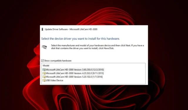 Windows 11 に Microsoft LifeCam ドライバーをダウンロードしてインストールする方法