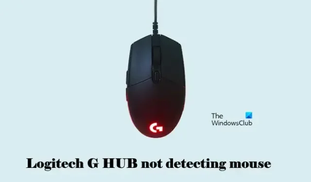 Logitech G HUB가 마우스를 감지하지 못함 [수정]