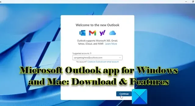 Kostenlose Outlook-App für Windows und Mac: Download und Funktionen