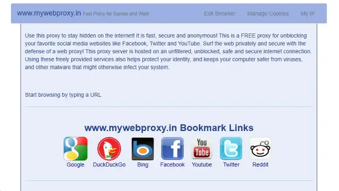 Sitios proxy gratuitos para desbloquear sitios web
