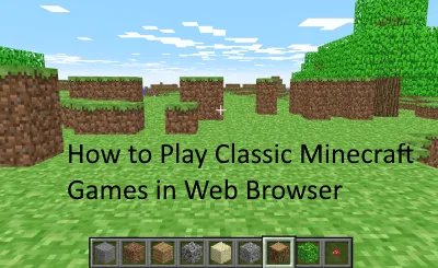 Cómo jugar juegos clásicos de Minecraft en el navegador web