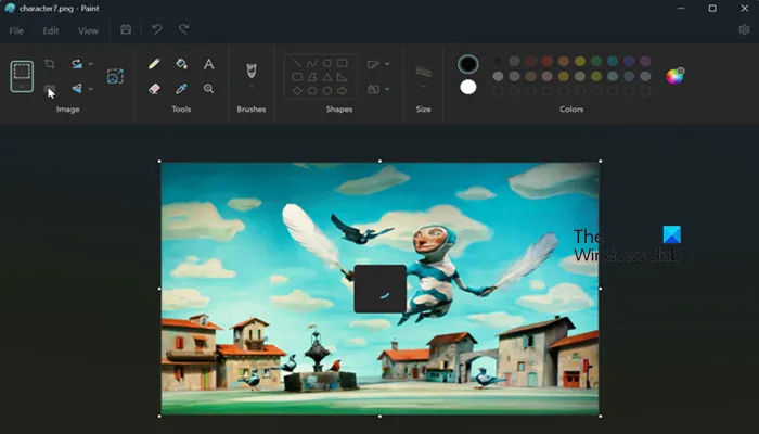 Entfernen Sie den Bildhintergrund mit der Paint-App in Windows 11