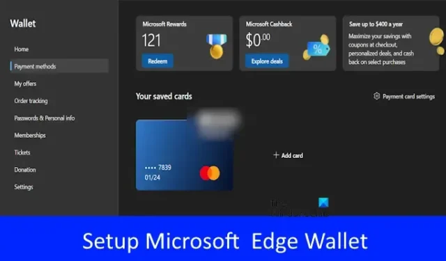 Comment configurer votre portefeuille Edge