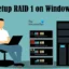 Windows 11/10에서 RAID 1을 설정하는 방법