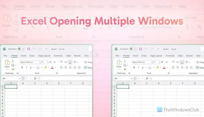 Hoe u kunt voorkomen dat Excel twee vensters opent