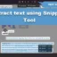 So extrahieren Sie Text aus Bildern mit dem Snipping Tool in Windows 11