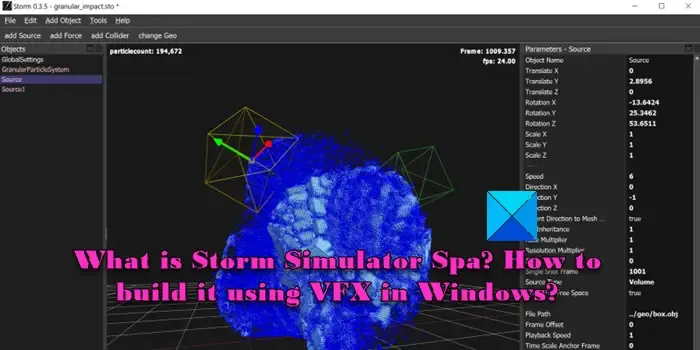 Wat is Storm Simulator Spa