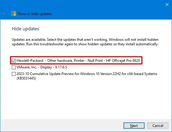 Update voor stuurprogramma voor Windows 10 blokkeren