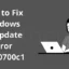 Comment réparer l’erreur de mise à jour de Windows 10 0x800700c1