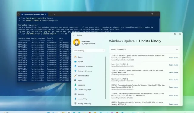 So zeigen Sie den Update-Verlauf unter Windows 11 an