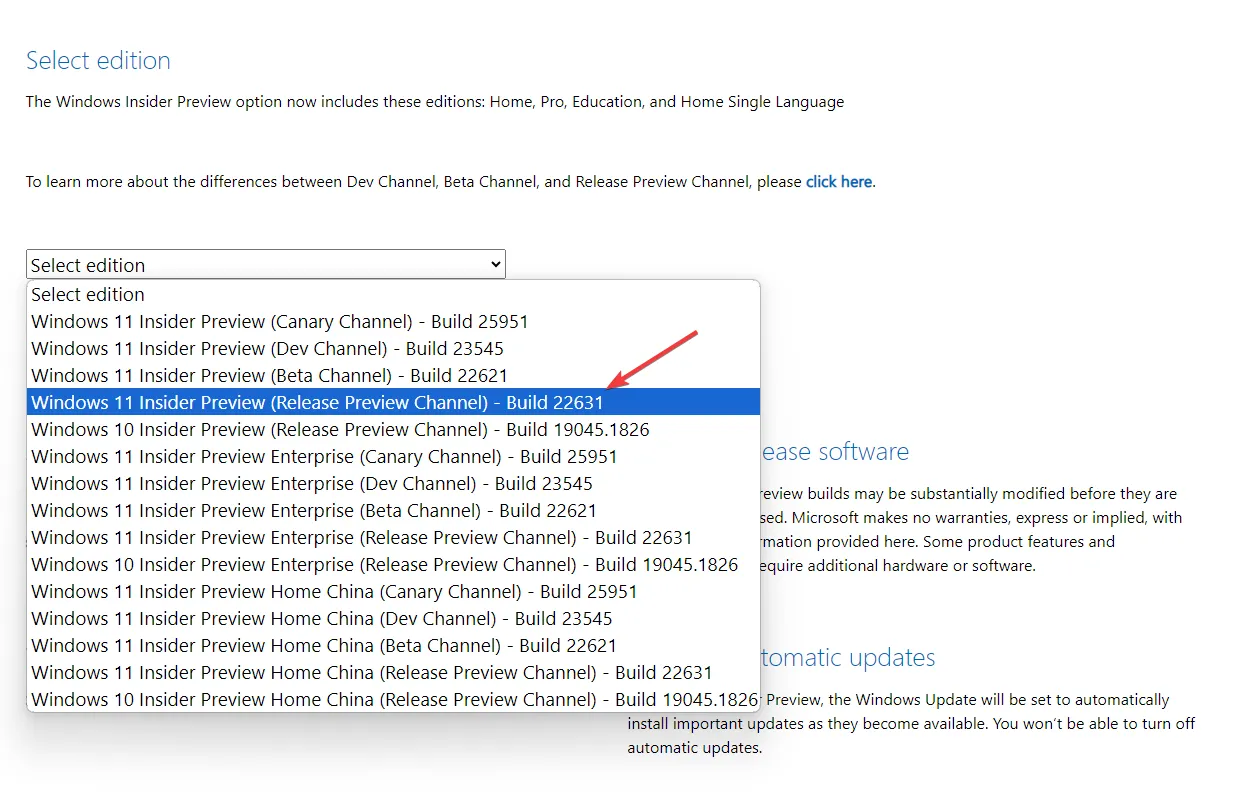 Windows 11 Insider Preview (Release Preview Channel) – Build 22631. – Windows 11 23H2: Anleitung zum Herunterladen