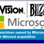Franchises de jeux détenues par Microsoft après l’acquisition d’Activision Blizzard
