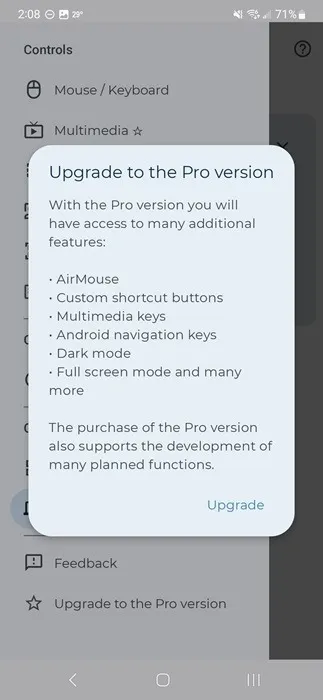 Een lijst met de voordelen van het upgraden naar de premiumversie van de Serverless-app.