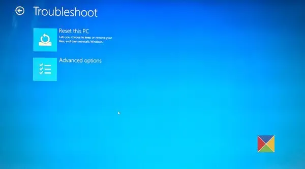 Opzioni di avvio avanzate Windows 10