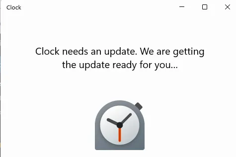 Horloge sous Windows 11 23h2
