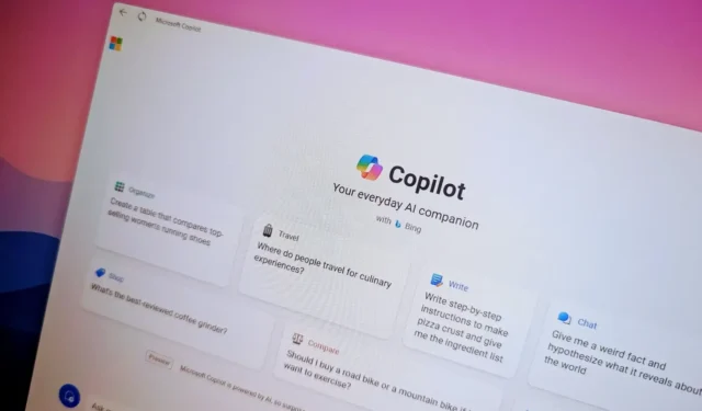 Die Copilot-Web-App startet unter Windows 11, 10, macOS und Linux