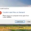 Files on Demand konnte nicht gestartet werden, Fehlercode 0xffffffea in OneDrive