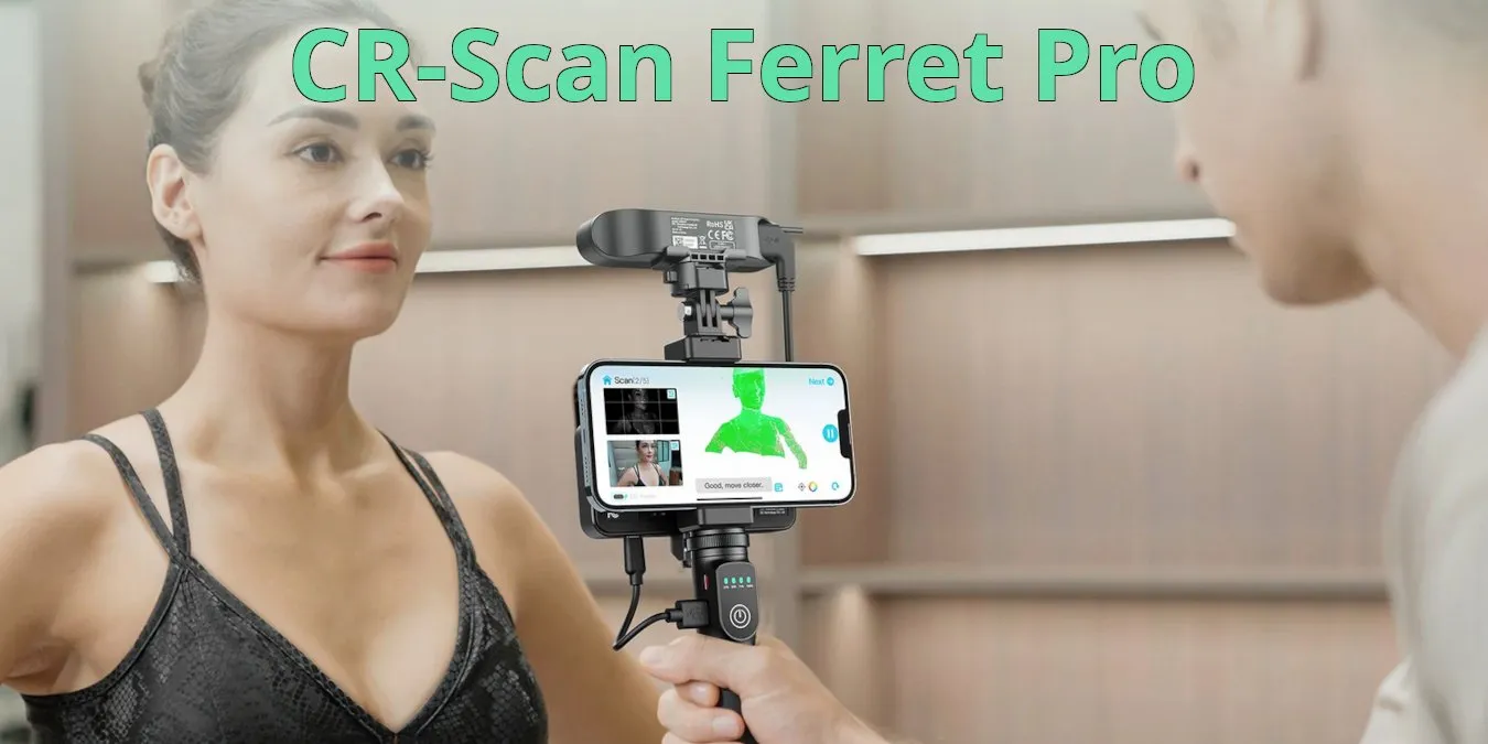 Cr Scan Ferret Pro 3D-scanner aanbevolen