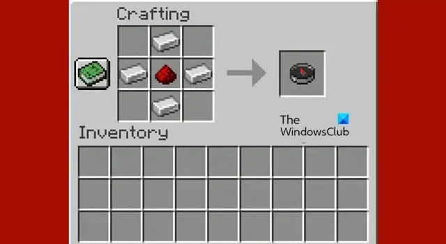 Como criar uma bússola no Minecraft