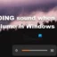 Windows 11에서 볼륨을 변경할 때 DING 사운드 끄기