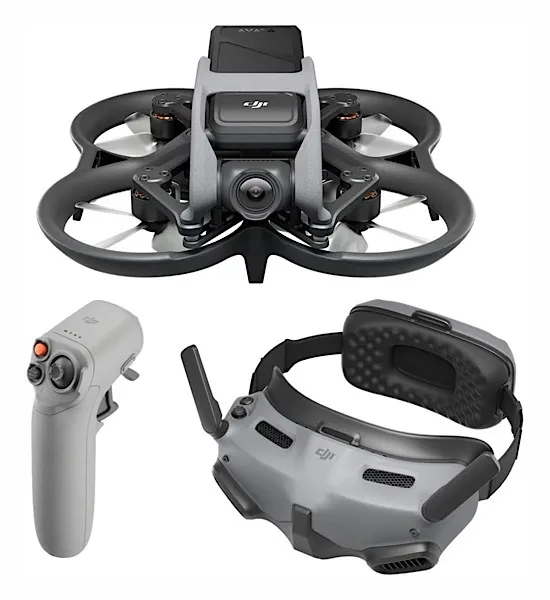 Dji Avata Explorer Drohnen-Combo ausgepackt