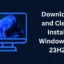 Windows 11 23H2 をダウンロードしてクリーン インストールする方法