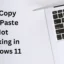Arreglar copiar y pegar no funciona en Windows 11