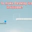 Cómo hacer invisibles los iconos del escritorio en Windows 11