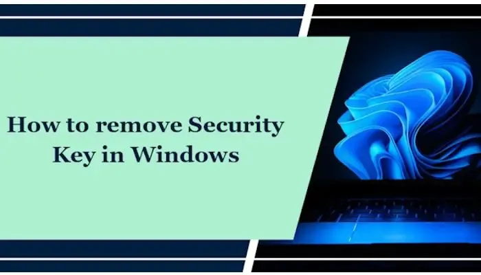 Hoe de beveiligingssleutel in Windows in te stellen