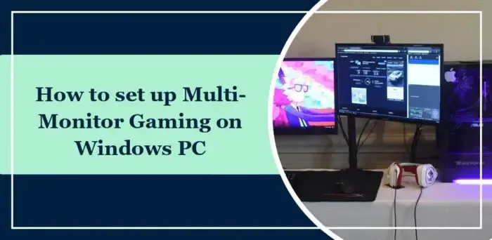 Anleitung zum Einrichten von Multimonitor-Gaming auf einem Windows-PC