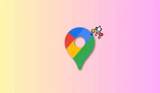 Cómo utilizar reacciones emoji en Google Maps