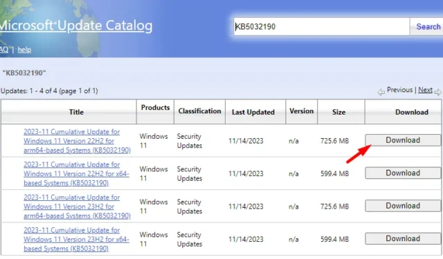 KB5032190 agrega nuevas funciones en Windows 11 23H2