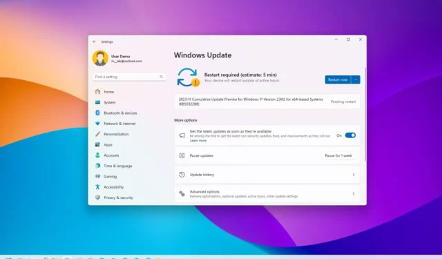 Windows 11 更新 KB5032288 帶來 Copilot 與隱私變更（預覽）