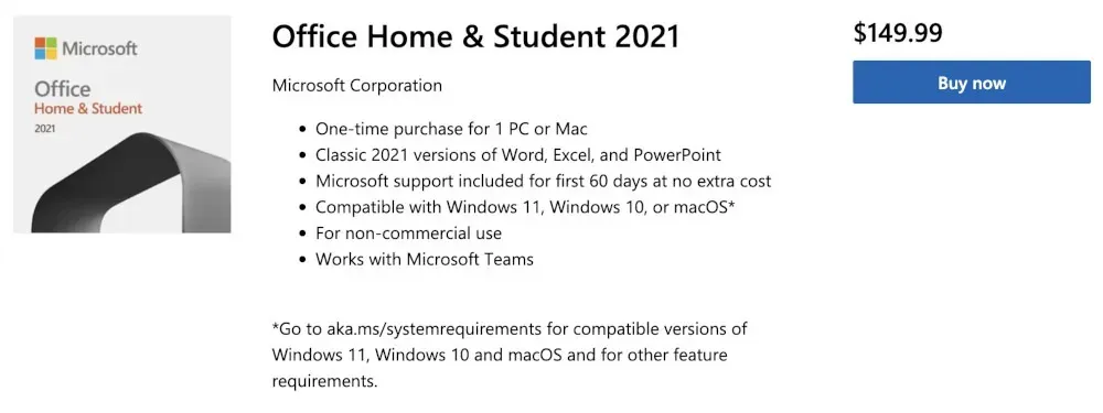 Comprando o Microsoft Office Home & Estudante
