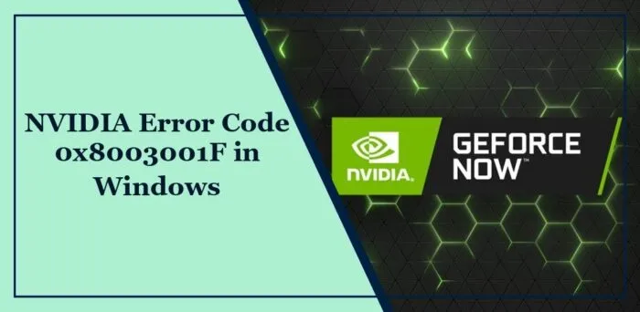 code d'erreur nvidia-0x8003001f-dans-windows