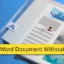 Jak otwierać i edytować dokument programu Word bez programu Word
