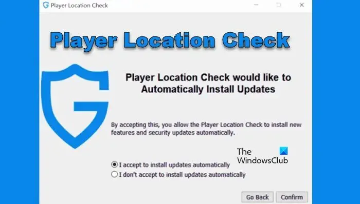 Player-Standortprüfung unter Windows